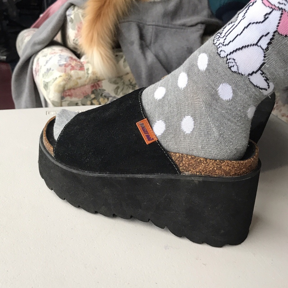 Platform rocket dog clog sandals